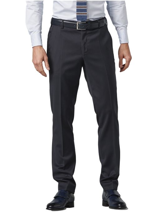 wollen pantalon donkerblauw Meyer Bonn