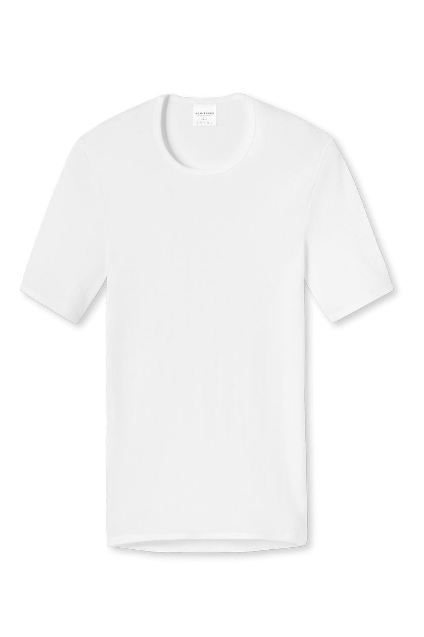 Schiesser t-shirt Schiesser ondergoed aanbieding feinripp wit 