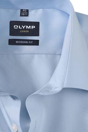 OLYMP Luxor Modern Fit hemd lichtblauw
