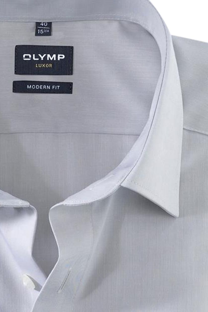 Olymp overhemd Luxor Modern Fit grijs