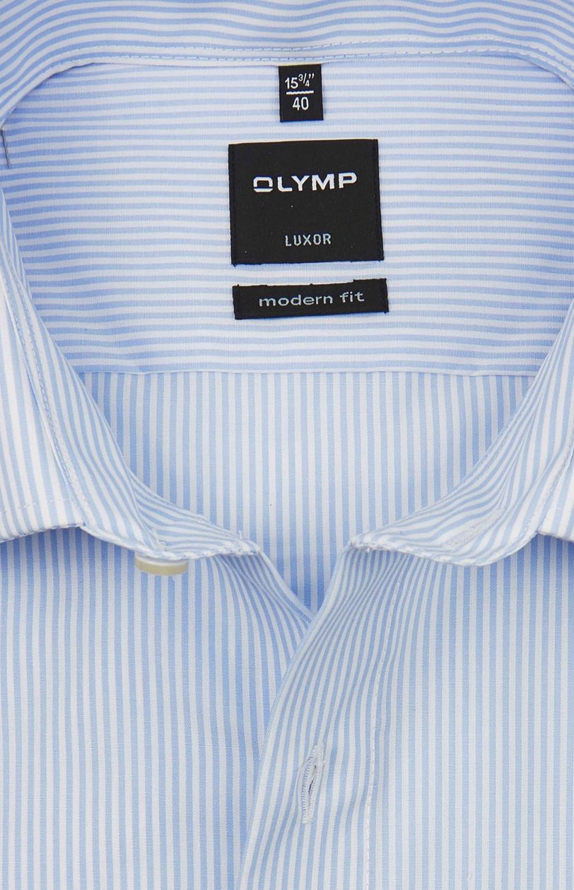 OLYMP Luxor modern fit overhemd lichtblauw