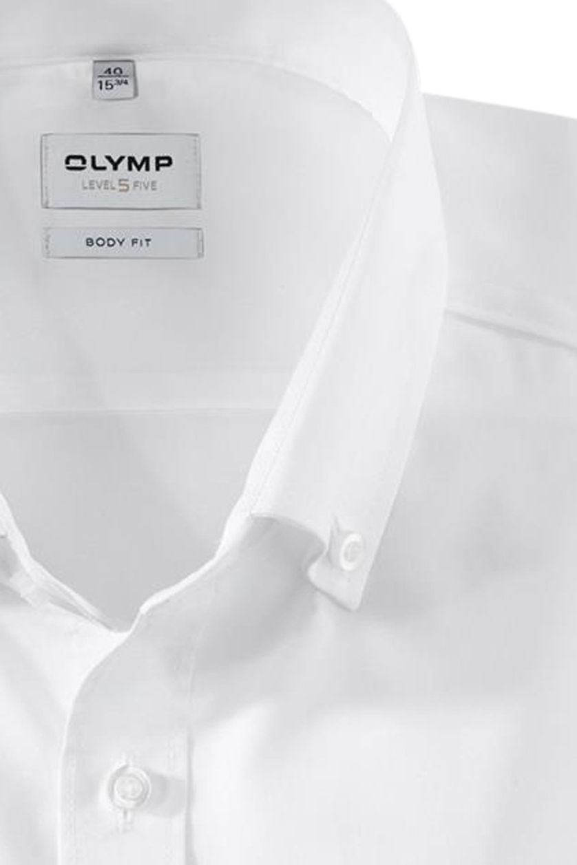 Olymp overhemd extra slim fit wit uni katoen