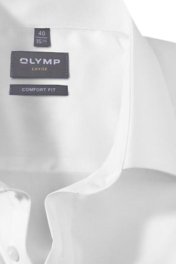 Olymp overhemd korte mouw wit Comfort Fit