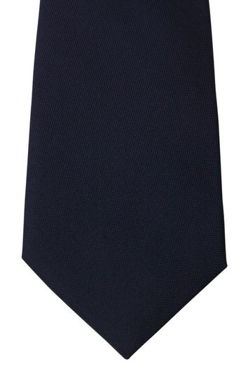 Profuomo stropdas donkerblauw 100% zijde
