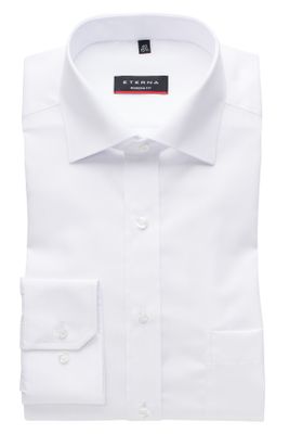 Eterna Eterna overhemd modern fit strijkvrij wit