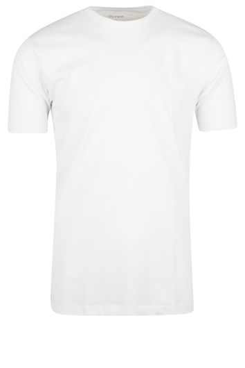 Olymp t-shirt wit effen katoen