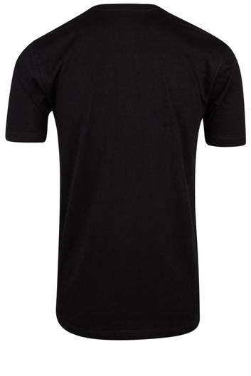 Olymp t-shirt zwart effen katoen