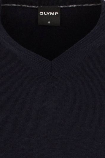 Olymp trui donkerblauw v-hals