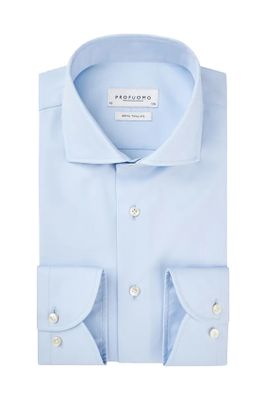 Profuomo Profuomo overhemd slim fit sky blue two ply