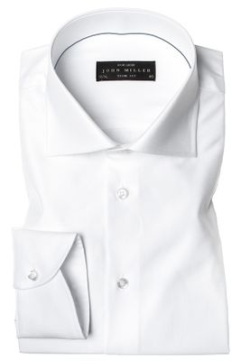 John Miller John Miller overhemd wit strijkvrij Slim Fit
