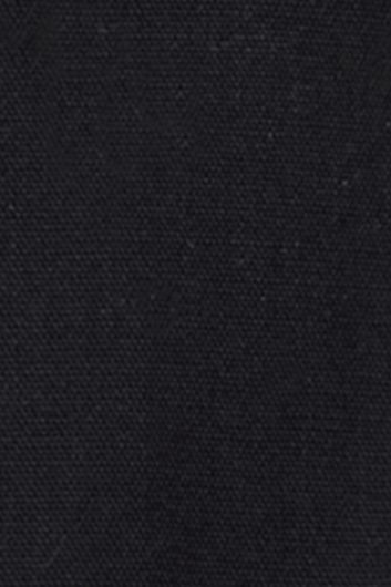 Seidensticker overhemd korte mouw normale fit zwart effen katoen