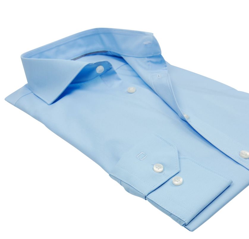 OLYMP No. Six overhemd lichtblauw