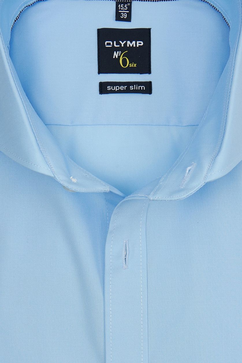 OLYMP No. Six overhemd lichtblauw