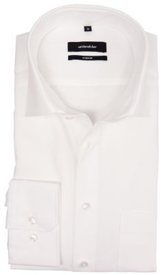 Seidensticker Seidensticker Comfort overhemd wit strijkvrij