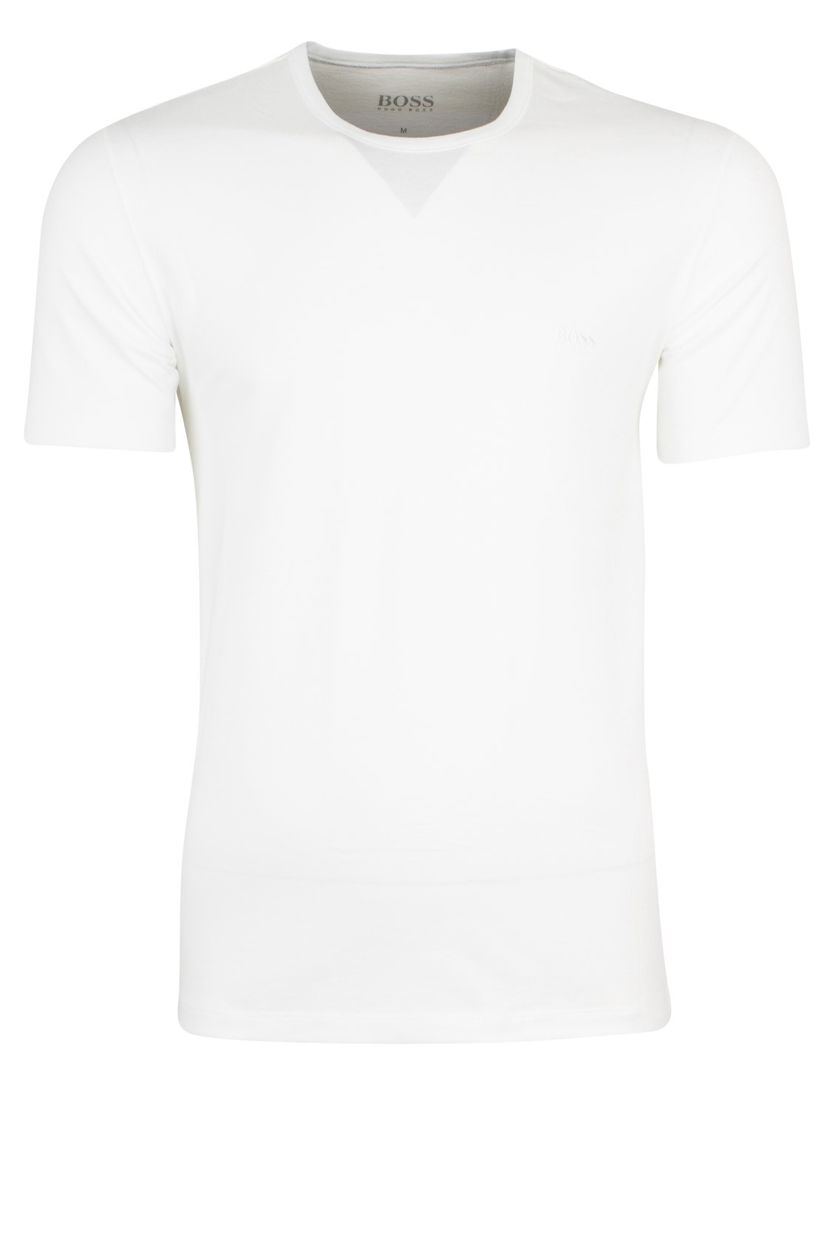 3-pack ronde hals Hugo Boss t-shirt effen 100% katoen wit 