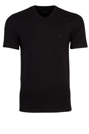 Hugo Boss t-shirt zwart 3-pack v-hals