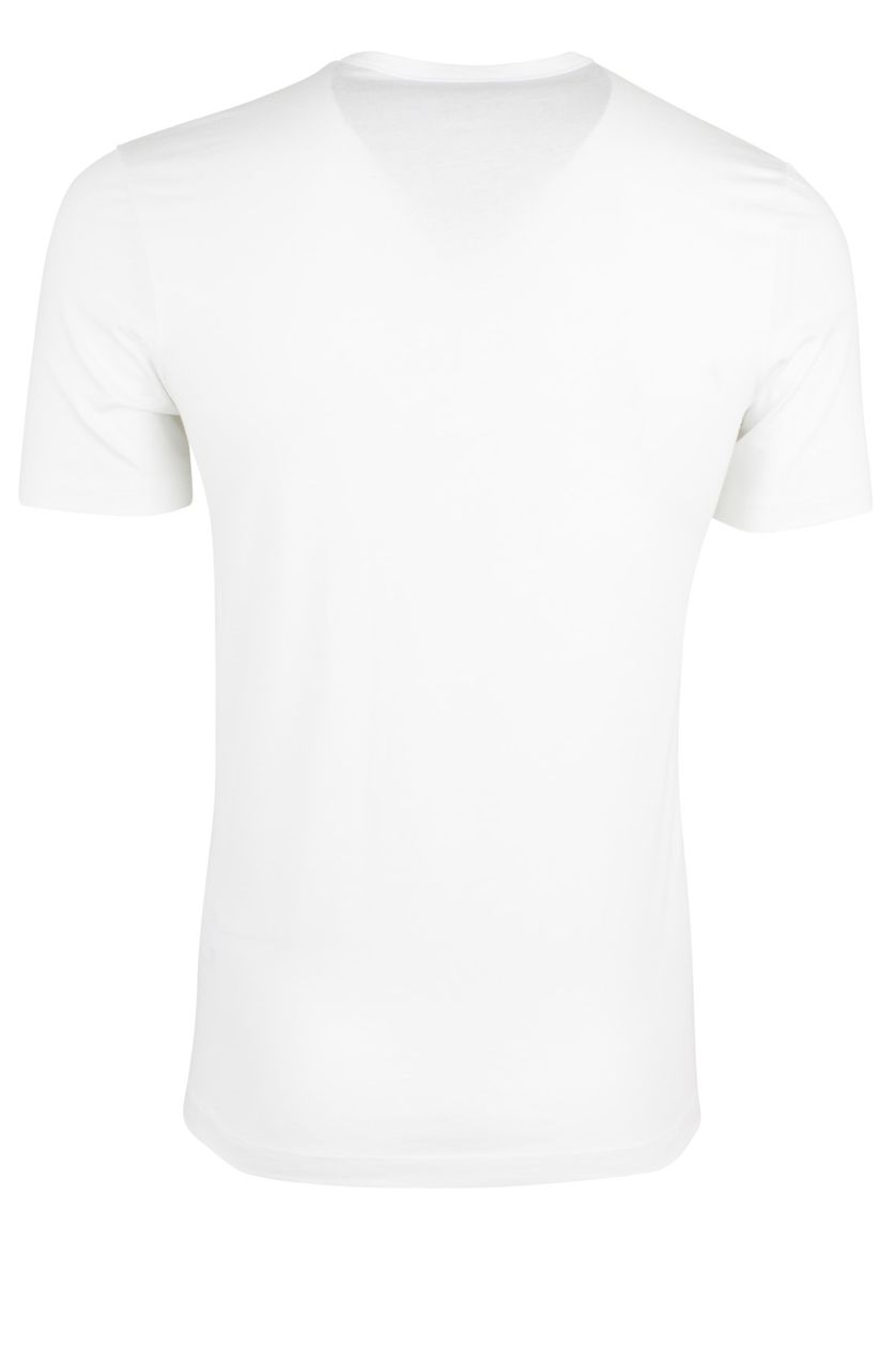 Hugo Boss t-shirt effen katoen wit 3-pack v hals