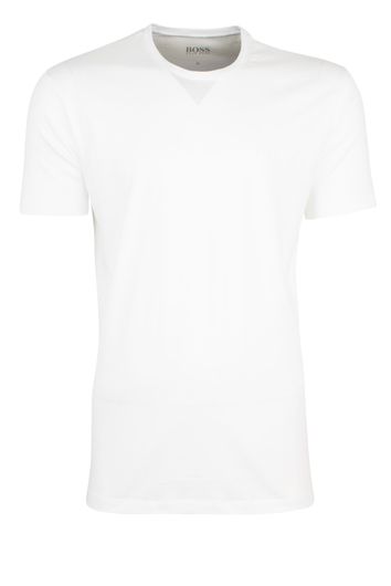 Hugo Boss t-shirt 2-pack wit effen katoen