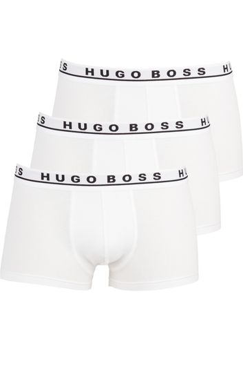 Boxershort Hugo Boss wit effen 3-pack