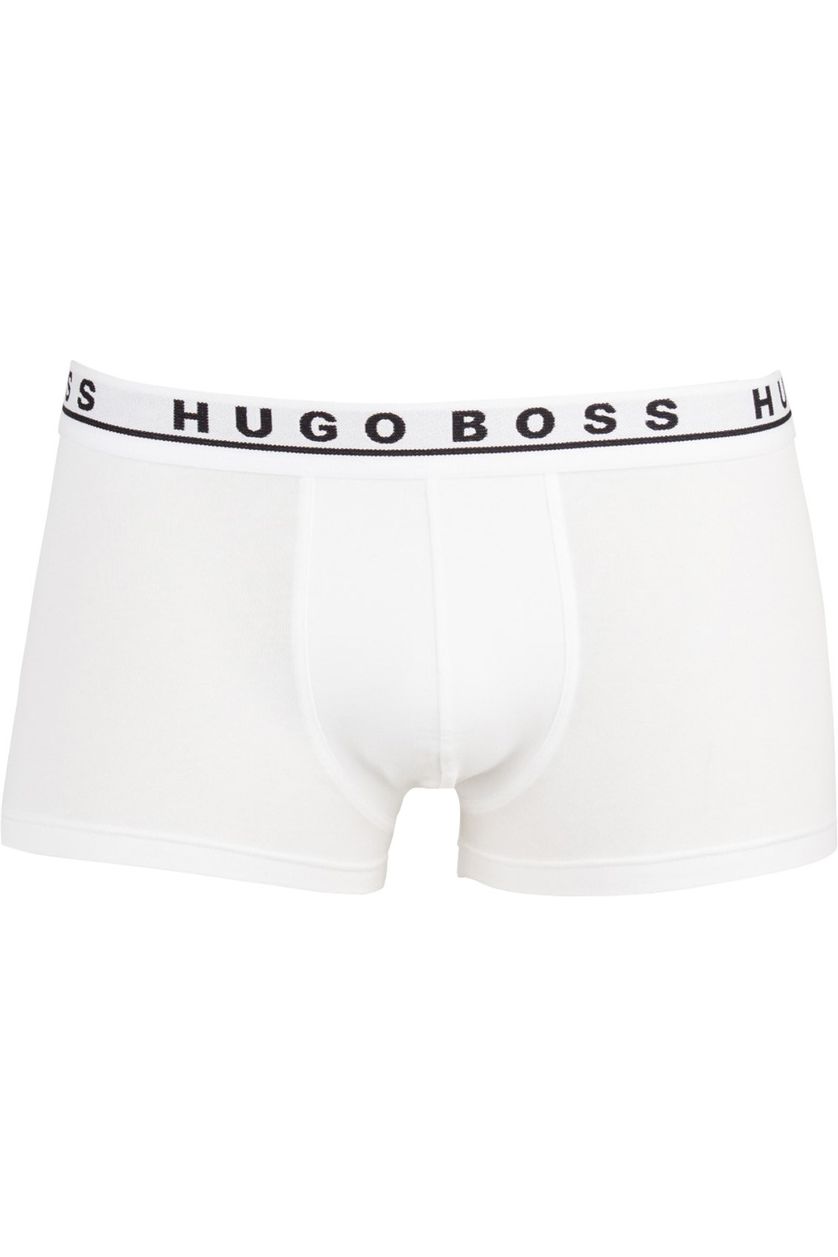 Hugo Boss 3-pack boxershorts wit effen