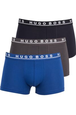 Hugo Boss Hugo Boss boxershort blauw/grijs/navy 3-pack