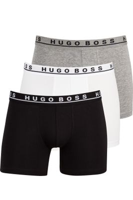 Hugo Boss Boxershorts Hugo Boss zwart/grijs/wit 3-pack