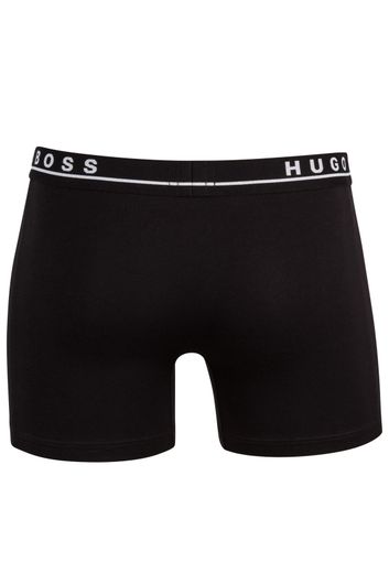 Hugo Boss boxershort zwart/grijs/wit 3-pack