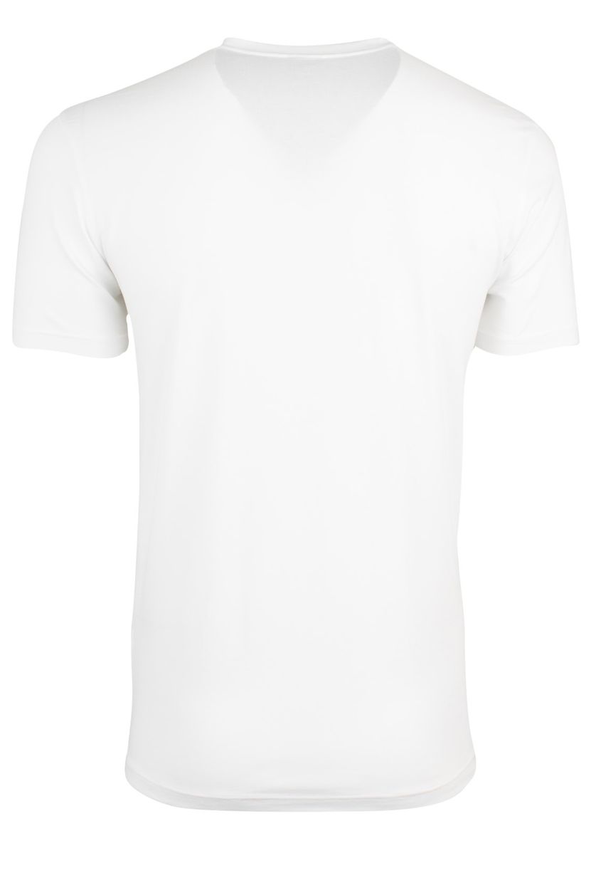 Hugo Boss t-shirt effen katoen wit 