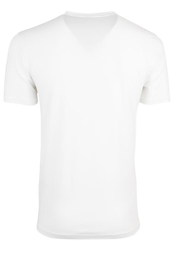 Hugo Boss t-shirt wit 2-pack ronde hals effen katoen