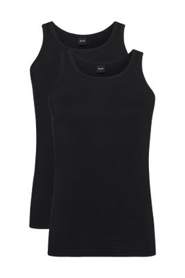 Hugo Boss Hugo Boss onderhemd zwart slim fit stretch 2-pack