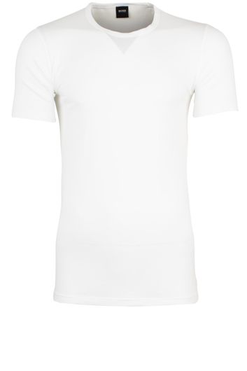 T-shirt 2-pack Hugo Boss wit effen katoen