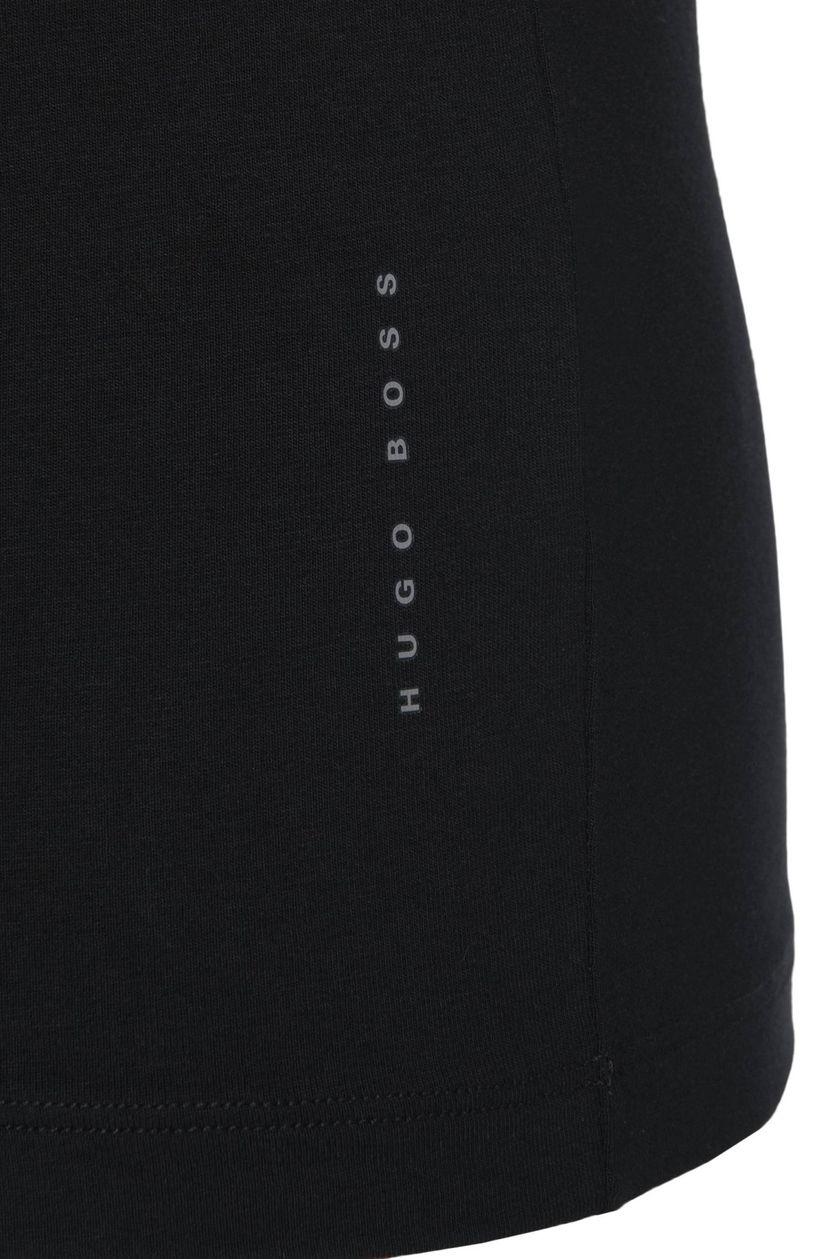 Hugo Boss t-shirt unikatoen zwart 2-pack v hals