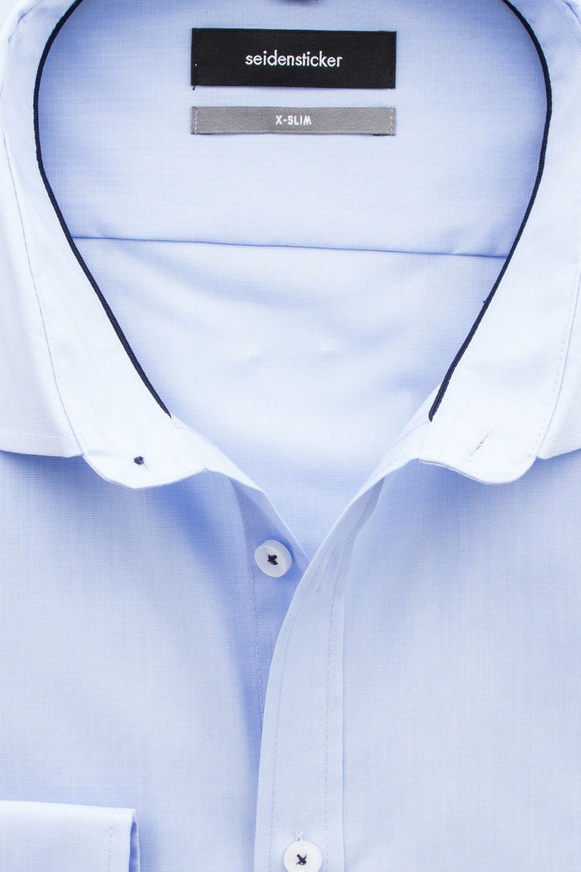 Seidensticker X-slim overhemd lichtblauw