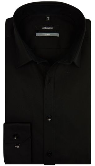Seidensticker strijkvrij hemd zwart x-slim