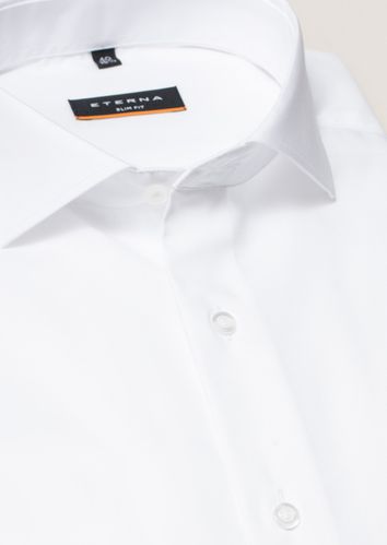 Eterna wit overhemd strijkvrij Slim Fit
