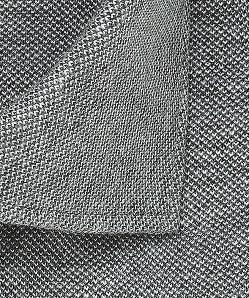 Overhemd Profuomo donkergrijs melange knitted