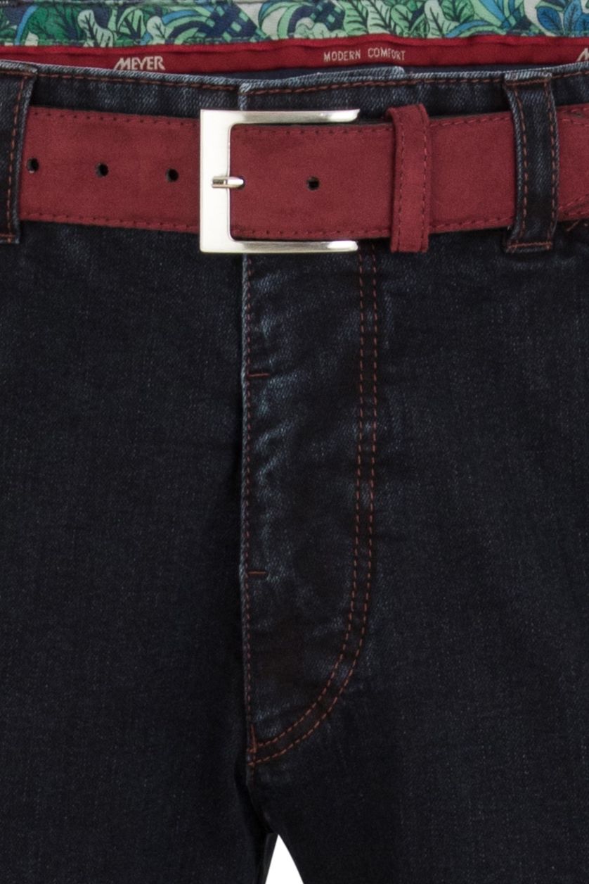 Meyer Chicago jeans donkerblauw 2-tone