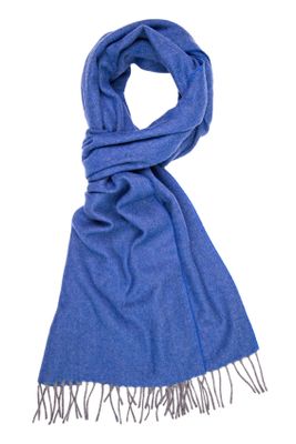 Profuomo Profuomo wollen sjaal blauw