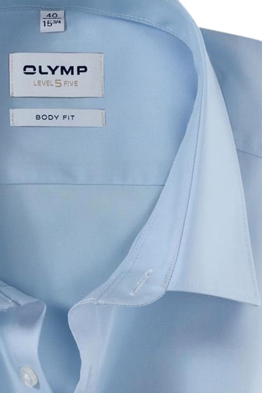 Mouwlengte 7 overhemd Olymp Level 5 blauw