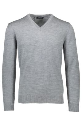 Maerz Maerz pullover mercury grey merinowol classic fit