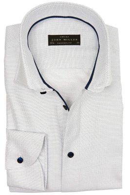 John Miller Overhemd John Miller tailored fit wit mouwlengte 7