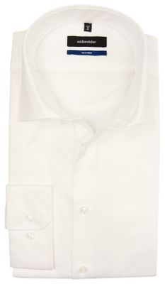 Seidensticker Seidensticker strijkvrij shirt wit twill Tailored