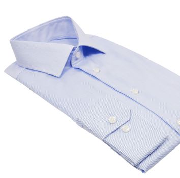 Seidensticker Tailored shirt lichtblauw gestreept