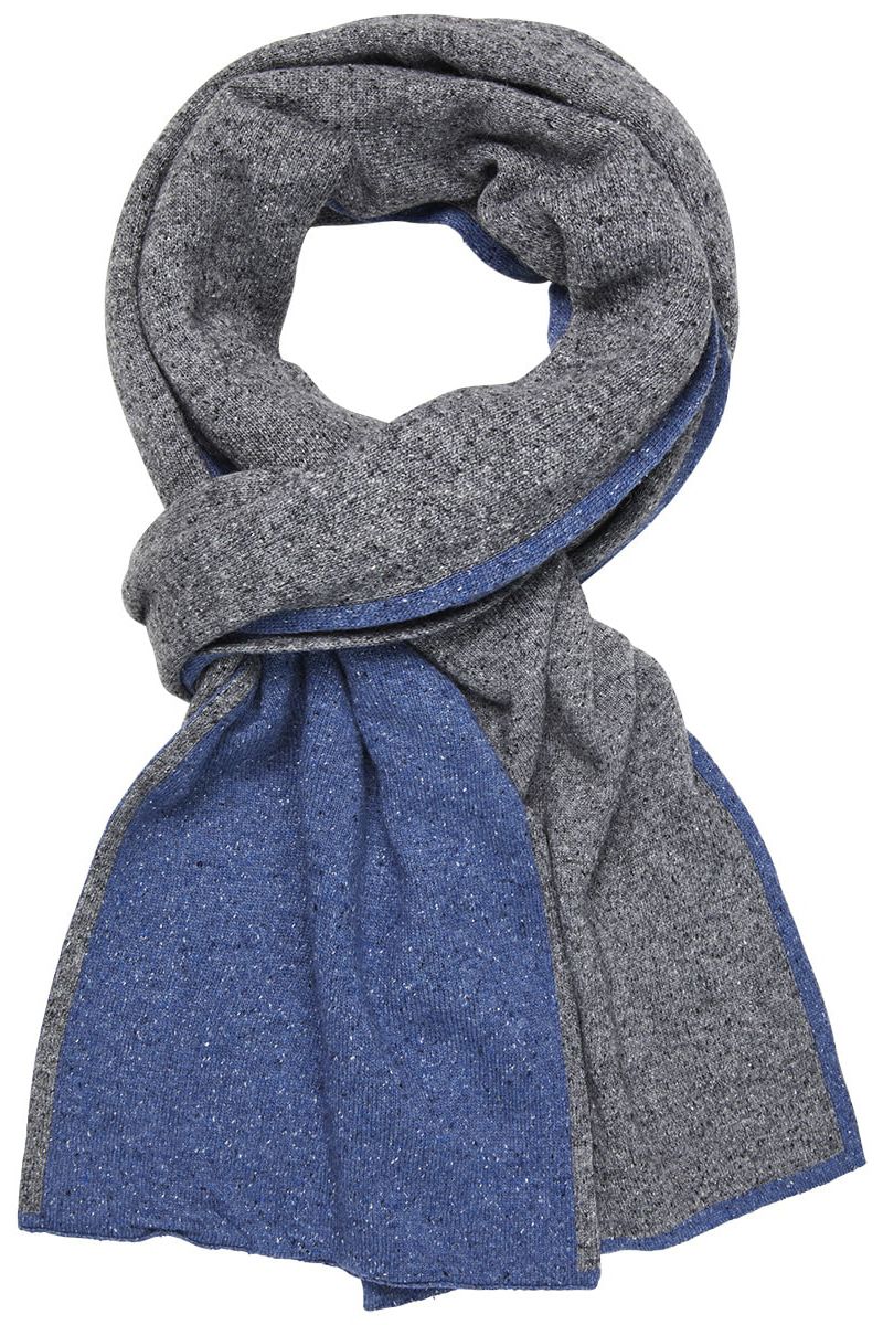 Sjaal Profuomo blauw grijs