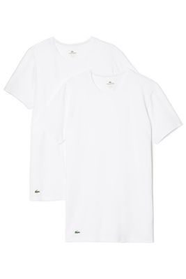 Lacoste Lacoste witte T-shirts ronde hals 2-pack