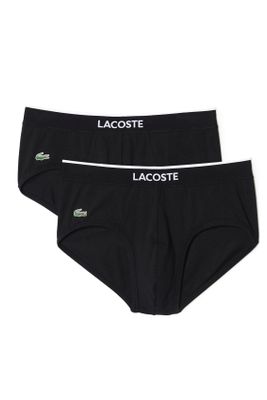 Lacoste Lacoste 2-pack slips zwart