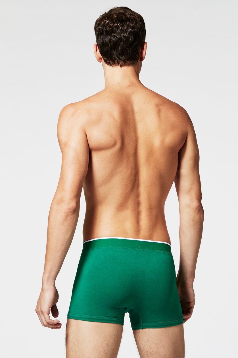 Lacoste boxershorts groen wit 2-pack