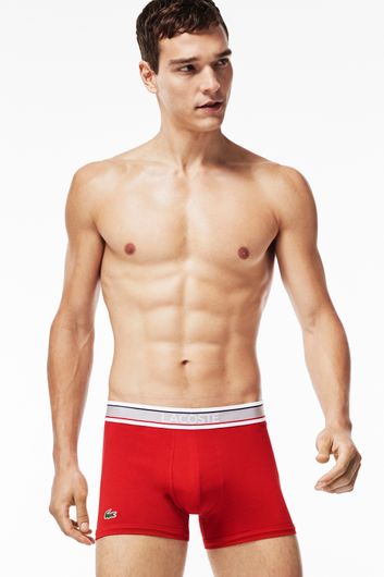 Lacoste boxershorts grijs/rood/nayv 3-pack