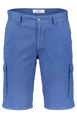 Brax Regular fit shorts Brax met print blauw
