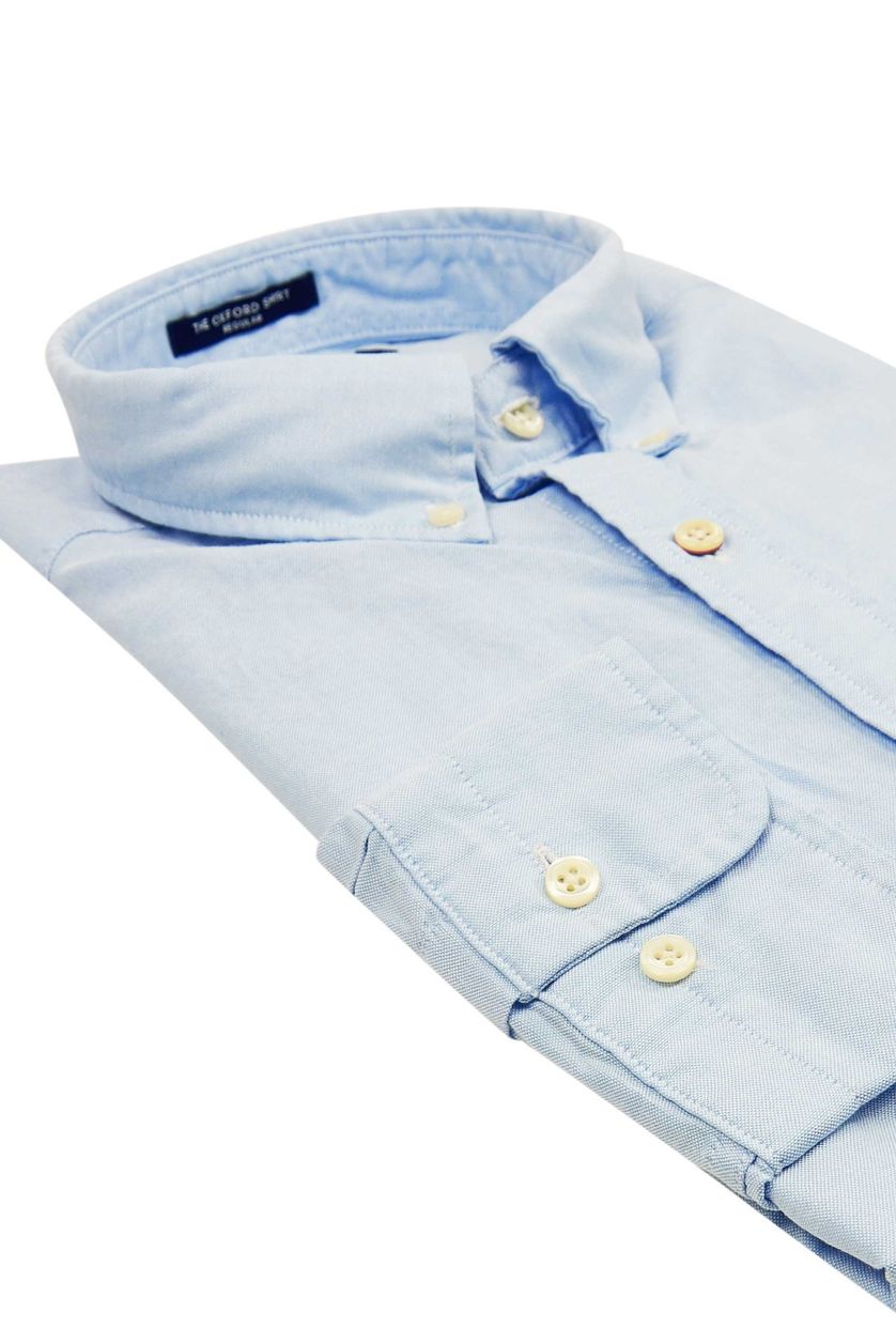 Gant overhemd lichtblauw button down